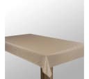 Laro Tischdecke Wachstuch Abwaschbar Beige Umbra Geprägt Rechteckig Bild 3