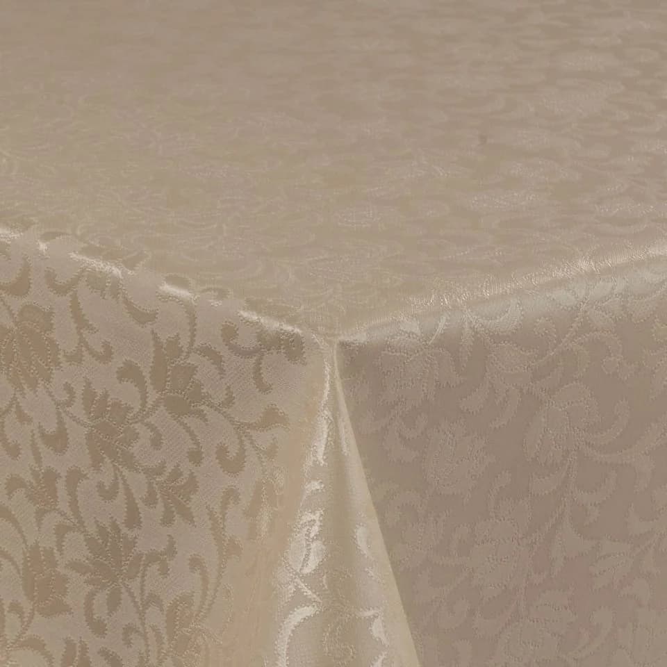 Laro Tischdecke Wachstuch Abwaschbar Beige Umbra Geprägt Rechteckig - Bild 4
