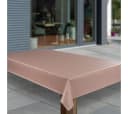 Laro Tischdecke Wachstuch Rosa Metallic Bild 1