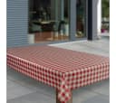 Laro Tischdecke Wachstuch Rot Weiß Karo Bild 1