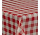 Laro Tischdecke Wachstuch Rot Weiß Karo Bild 4