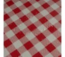 Laro Tischdecke Wachstuch Rot Weiß Karo Bild 5