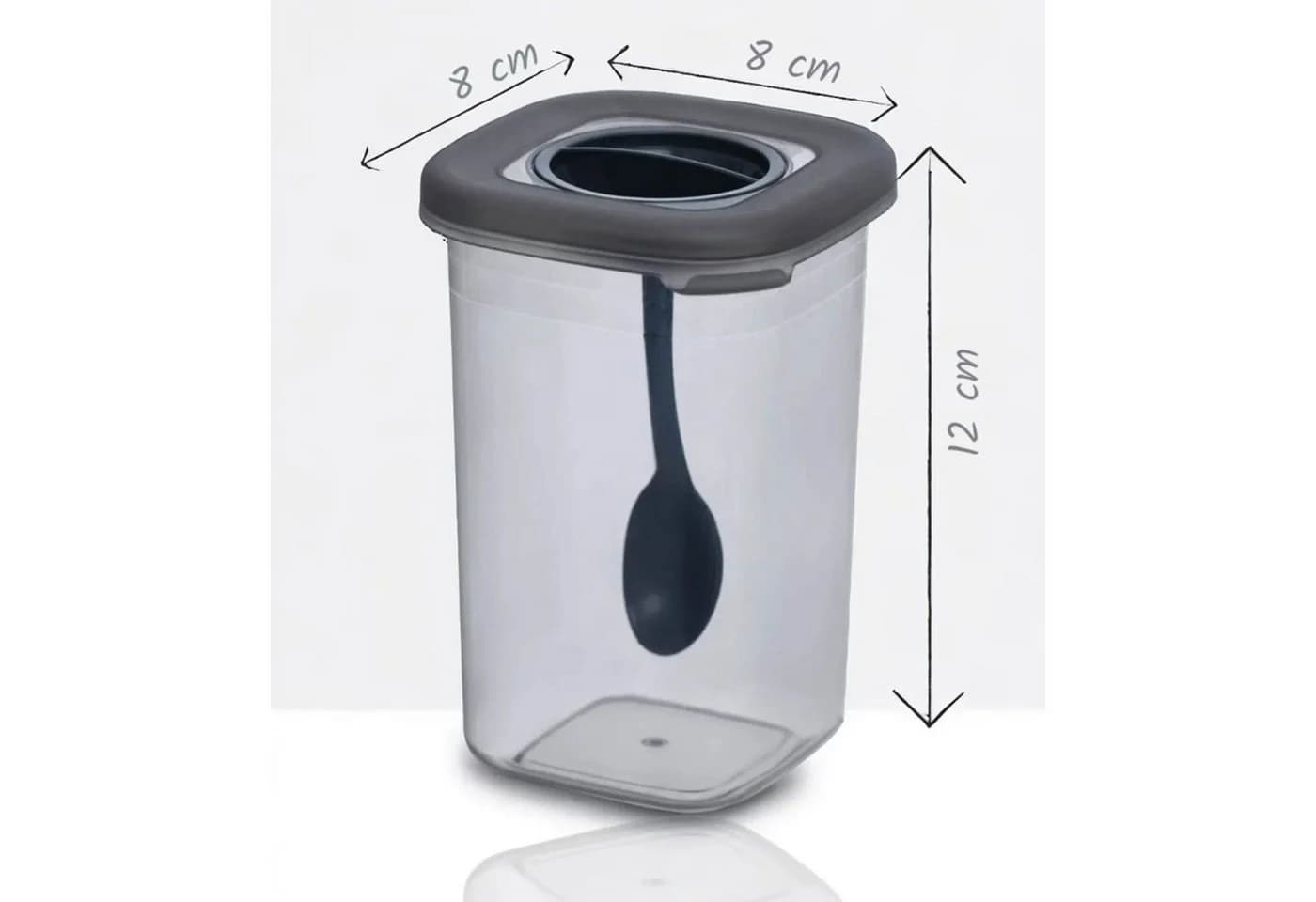 Jungengel Gewürzständer Vorratsdosen 12'er Set 450ml Anthrazit - Bild 4