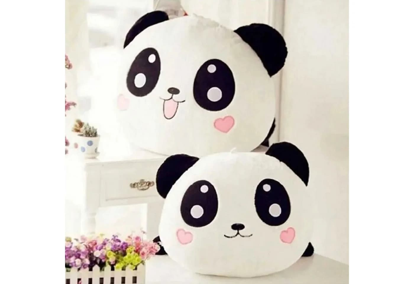 Jungengel Panda Plüschkissen 30x30 cm Kuschelig Waschbar - Bild 5
