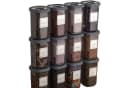 Jungengel Gewürzbehälter Set 12-tlg. Anthrazit/Cappuccino/Transparent BPA-frei Bild 1