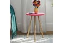 Jungengel Beistelltisch Rosa Dreibein Holz Bild 3