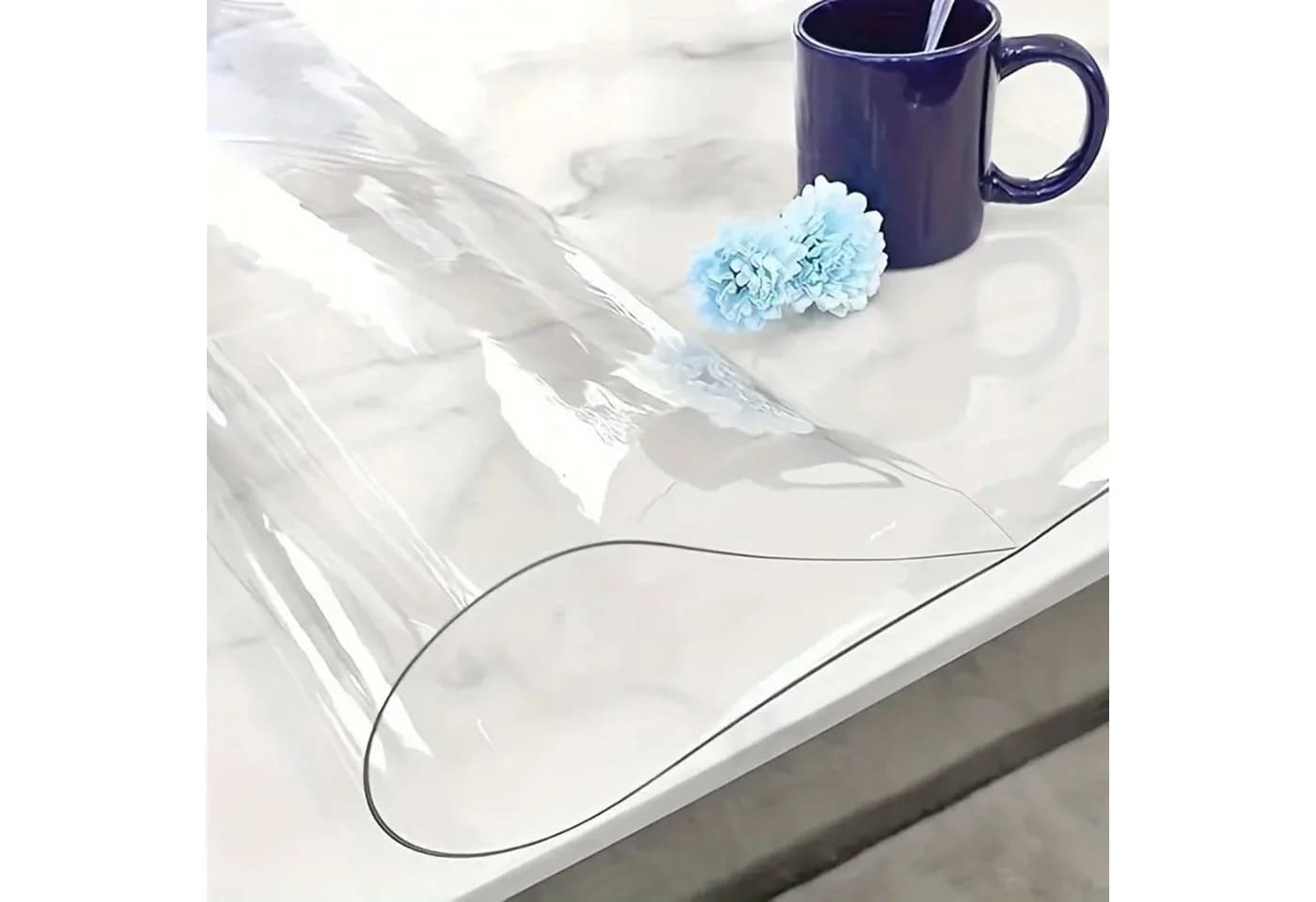 Jungengel Tischdecke PVC Tischfolie Transparent 2mm Schutzfolie Tischschutz Tischmatte - Bild 4