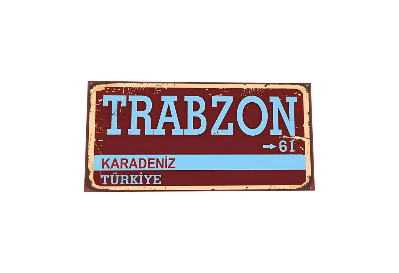 Jungengel Wandbild Trabzon 6-Teilig Retro Vintage MDF-Holz