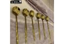 Jungengel Teelöffel 6-teilig Gold Titanbeschichtet Edelstahl Bild 4