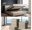 Jungengel Aufbewahrungstasche XL 6'er Set Bettkasten Organizer Grau Bild 1