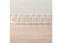 Jungengel 7er Set Mini Vorratsfläschchen Glas 50ml Weiß Bild 3