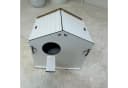 Jungengel Vogelhaus Nistkasten Stecksystem Holz Weiß Bild 1