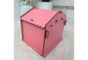 Jungengel Vogelhaus Nistkasten Stecksystem Holz Rosa Bild 5