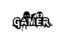 Jungengel Wandbild Gamer Schriftzug Schwarz MDF Holz Deko Bild 2