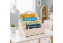 Jungengel Kinder-Bücherregal Montessori Bücherständer Beige Bild 2