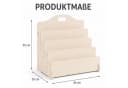 Jungengel Kinder-Bücherregal Montessori Bücherständer Beige Bild 5