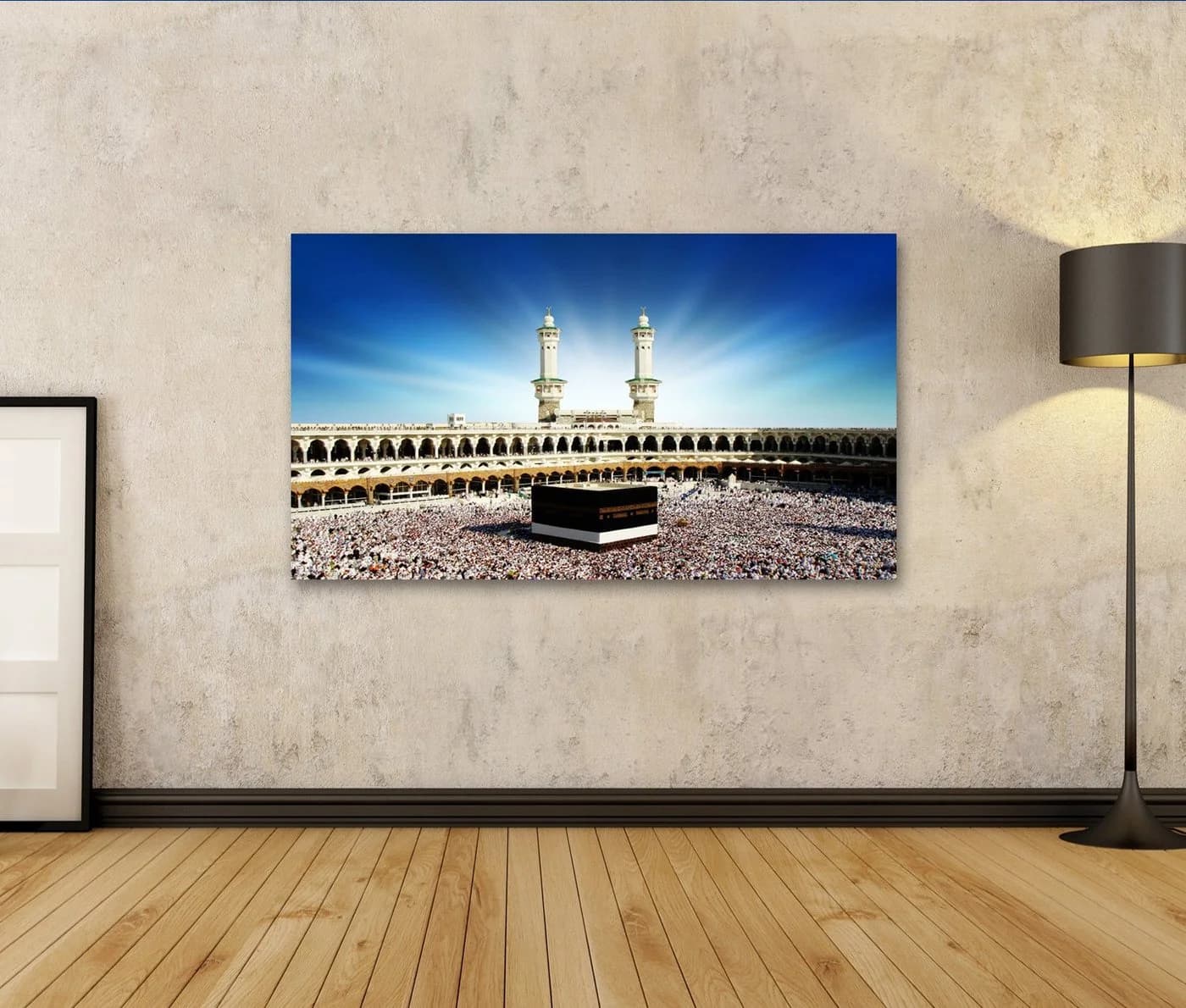 islandburner Leinwandbild Kaaba Mekka Wandbild bunt