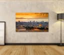 islandburner Leinwandbild Panorama Altstadt Jerusalem Israel Bunt Bild 1