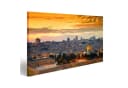islandburner Leinwandbild Panorama Altstadt Jerusalem Israel Bunt Bild 2