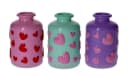 Giftcompany Dekovase Jacquard Herz Rosa Glas Bild 1