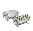 Rungassi Warmhaltebehälter Set 2x Edelstahl Buffetwärmer Silber Bild 1