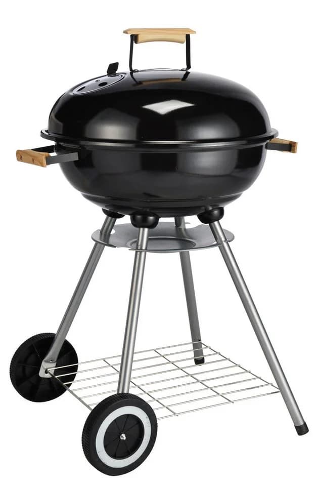 Rungassi Kugelgrill Edelstahl XXL mit Rollen & Holzgriffen - Bild 2