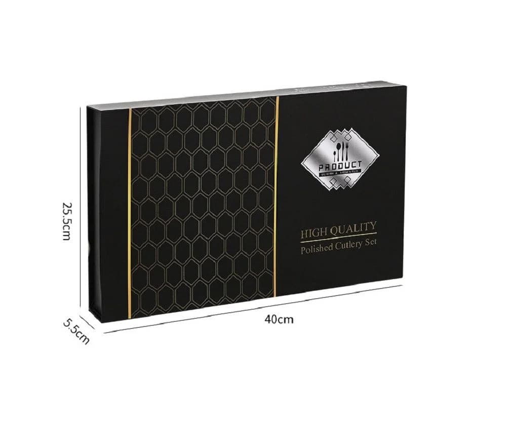 Rungassi Besteck-Set Premium 24-tlg. Gold für 6 Personen Edelstahl - Bild 5