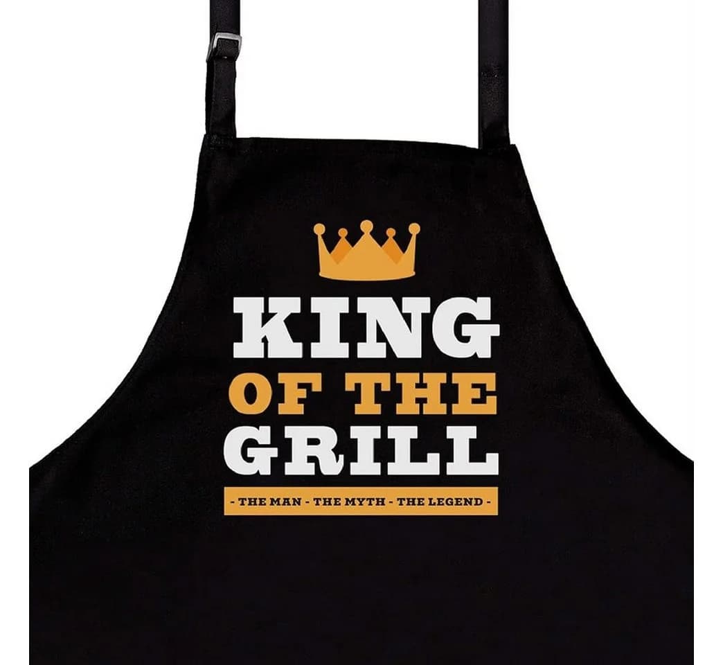 nomsum Grillschürze Schwarz Lustiges Design Einheitsgröße - Bild 2