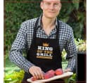 nomsum Grillschürze Schwarz Lustiges Design Einheitsgröße Bild 3