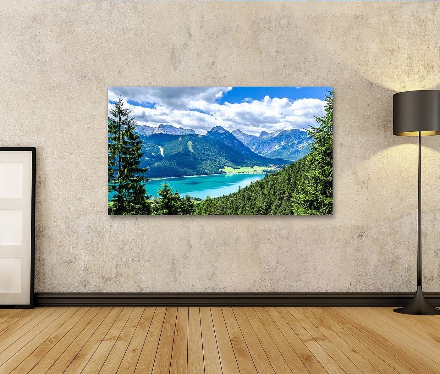 islandburner Leinwandbild Achensee See Österreich Pertisau Wandbild Poster