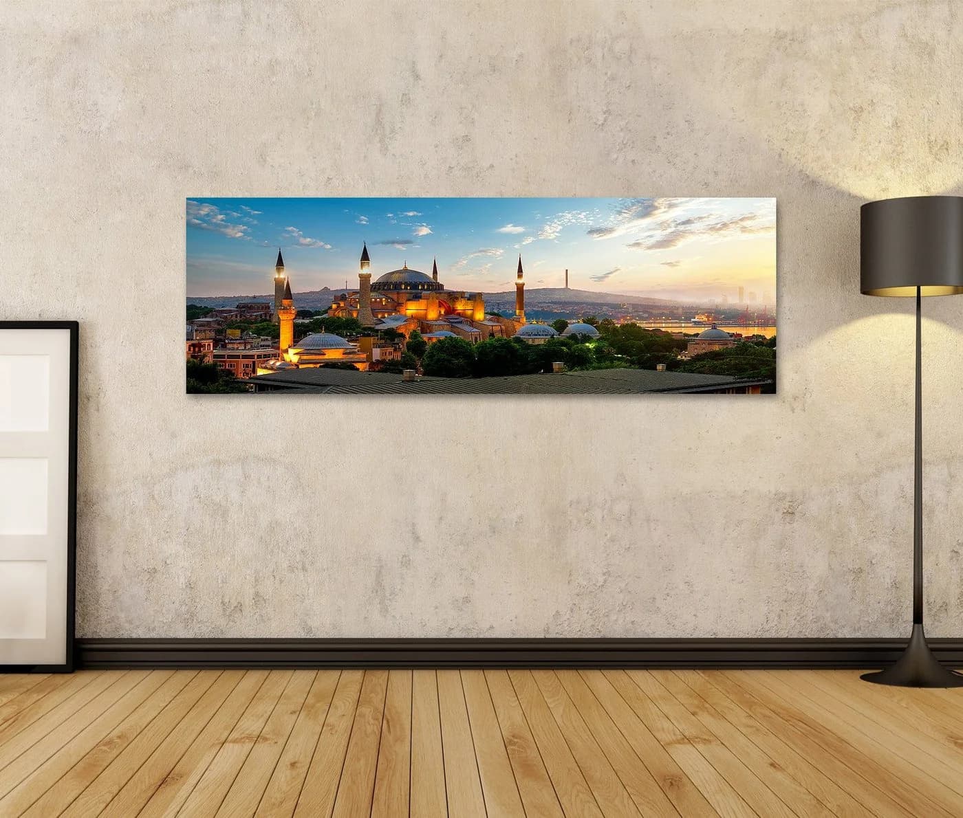 islandburner Leinwandbild Blick Ayasofya Museum Istanbul Sonnenaufgang