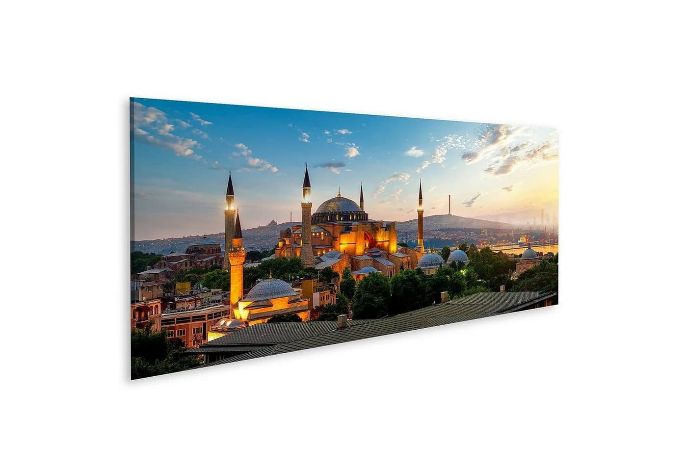 islandburner Leinwandbild Blick Ayasofya Museum Istanbul Sonnenaufgang - Bild 2