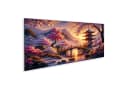 islandburner Leinwandbild Gelassenes Japan Kirschblüten Panorama 120x40cm Bild 2