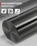 Ribelli Handtuchhalter Doppel Edelstahl Schwarz Bild 4