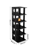 Ribelli Schuhregal 6 Ebenen Stapelbar Kunststoff Schuhablage Bild 1