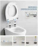 Ribelli WC-Sitz mit Absenkautomatik O-Form Bild 4
