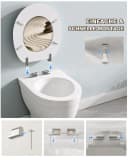 Ribelli WC-Sitz mit Absenkautomatik O-Form Bunt Bild 5