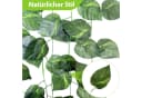 Ribelli Kunstgirlande 24 Stück Grüne Efeututeblätter DIY-Dekoration Bild 3