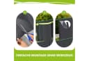 Ribelli Sichtschutzstreifen PVC Anthrazit Grau Grün 35m x 19cm mit 30 Clips Bild 3