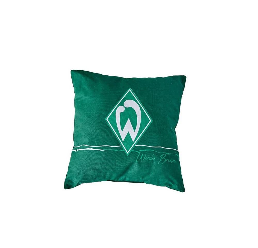 SV Werder Bremen Kissen Raute Grün/Weiß - Bild 2