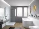 KOLMAN Eckbadewanne Avita 180x80 Acryl Weiß mit Ablaufgarnitur & Füße GRATIS Bild 4