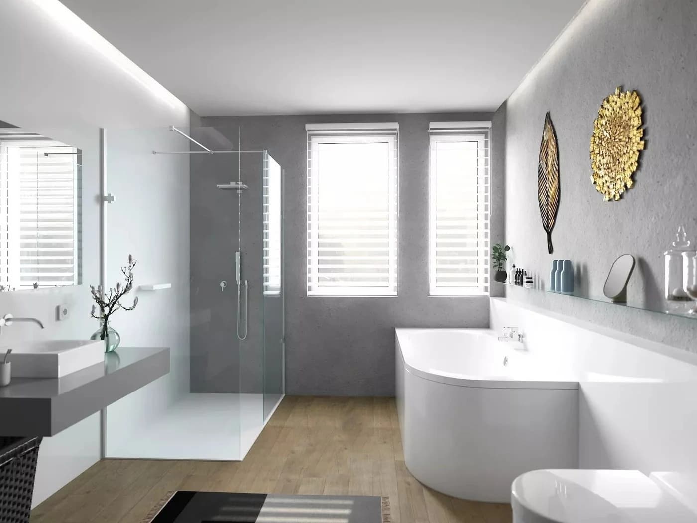 KOLMAN Eckbadewanne Avita 180x80 Acryl Weiß mit Ablaufgarnitur & Füße GRATIS - Bild 4