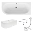 KOLMAN Eckbadewanne Avita 180x80 Acryl Weiß Bild 2