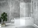 KOLMAN Eckbadewanne Integra 150x75 Acryl Weiß Bild 2