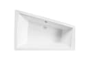 KOLMAN Eckbadewanne INTIMA 170x125 Acryl Weiß mit Ablaufgarnitur Bild 3