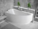 KOLMAN Eckbadewanne Praktika 140x70 Weiß Acryl Bild 2