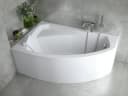 KOLMAN Eckbadewanne Rima 130x85 Acryl Weiß Bild 2