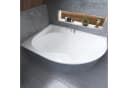 KOLMAN Eckbadewanne Dora 170x110 cm Weiß Acryl mit Garnitur Bild 2