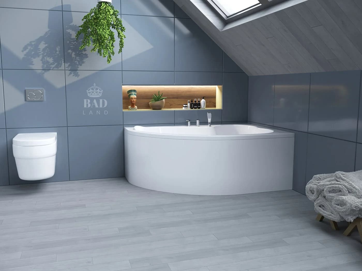 KOLMAN Eckbadewanne MEGA 160x105 Acryl - Bild 3
