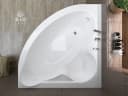 KOLMAN Eckbadewanne Standard 130x130 Acryl Weiß Bild 4